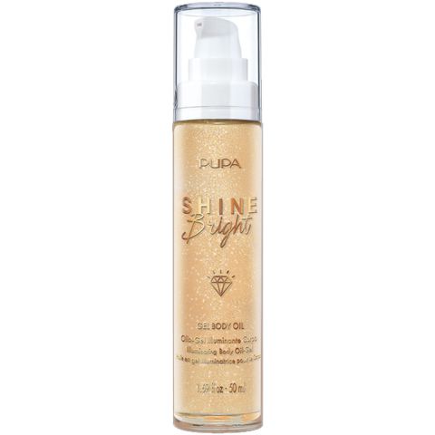 Pupa Milano - Shine Bright Gel Body Oil 001 Gold Diamond - 50 ml