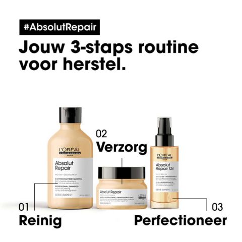 L'Oréal Professionnel - Serie Expert - Absolut Repair Gold Oil - Haarolie voor Beschadigd Haar - 90 ml