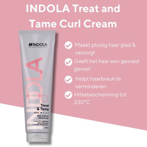 Indola - Treat & Tame Curl Cream - 150 ml