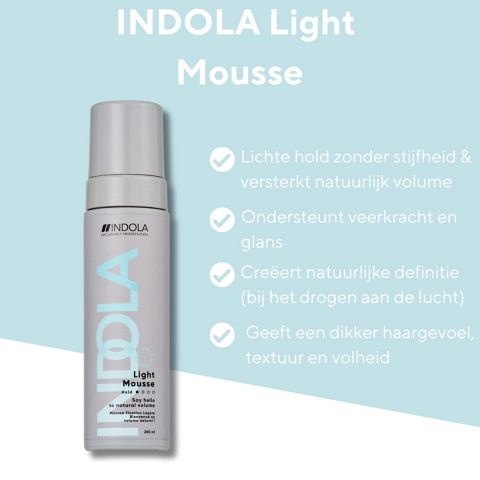 Indola - Light Mousse - 200 ml