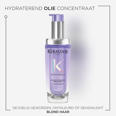 Kérastase - Blond Absolu L'Huile Cicagloss Navulbaar Haarolie 75 ml + 30 ml - Voordeelset