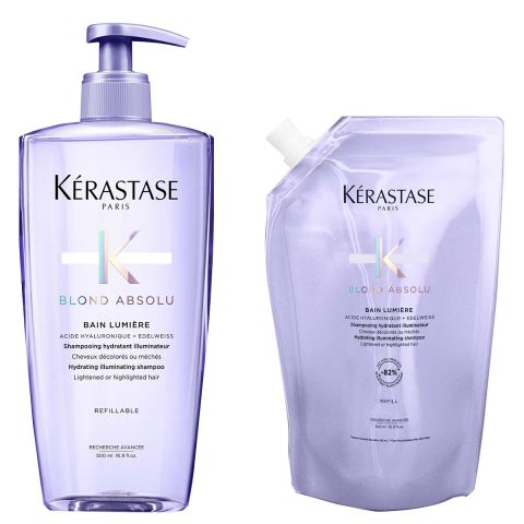 Kérastase - Blond Absolu Bain Lumiére Shampoo 500 ml + Refill Shampoo 500 ml - Voordeelset