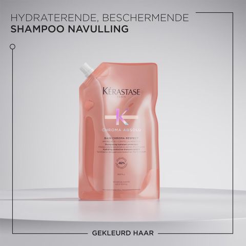 Kérastase - Chroma Absolu Bain Chroma Respect Shampoo Refill voor gekleurd haar - 500 ml