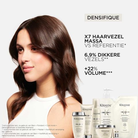 Kérastase - Densifique Bain Densité Shampoo Refill voor voller en dikker haar - 500 ml 