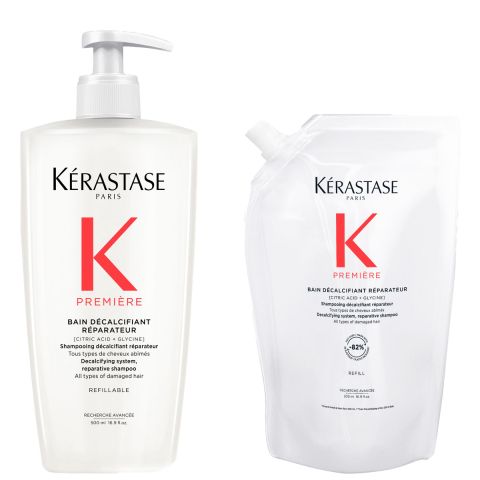 Kérastase - Première Bain Décalcifiant Shampoo 500 ml + Refill Shampoo 500 ml- Voordeelset 