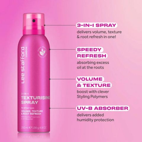 Lee Stafford - 3-in-1 Styling & Finishing Texturising Spray - 200 ml