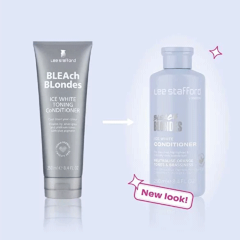 Lee Stafford - Bleach Blondes - Ice White - Conditioner voor Platinum Blond Haar - 250 ml