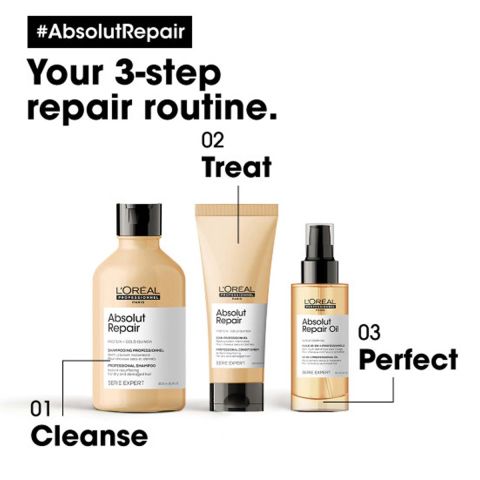 L'Oréal Professionnel - Absolut Repair Shampoo + Conditioner Voordeelset