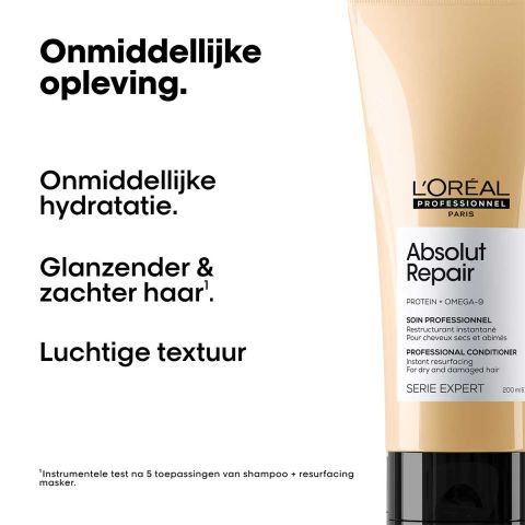 L'Oréal Professionnel - Serie Expert Absolut Repair Gold Conditioner - voor Beschadigd Haar