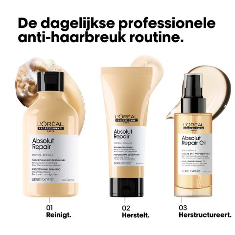 L'Oréal Professionnel - Serie Expert Absolut Repair Gold Conditioner - voor Beschadigd Haar