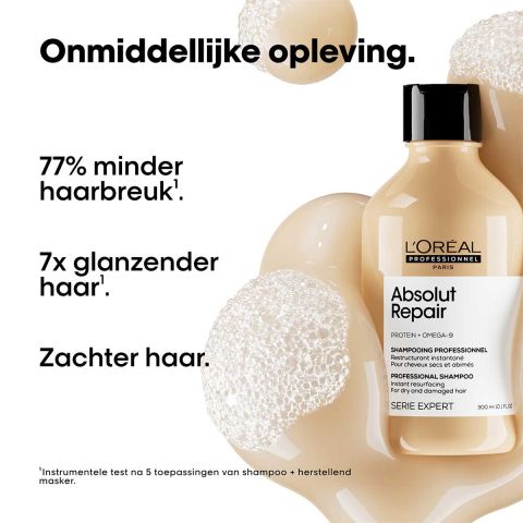 L'Oréal Professionnel - Serie Expert Absolut Repair Gold Shampoo - voor Beschadigd Haar