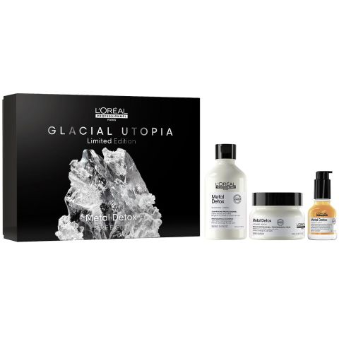 L'Oréal Professionnel - Metal Detox Giftbox Trio beschadigd & breekbaar haar, gekleurd of natuurlijk