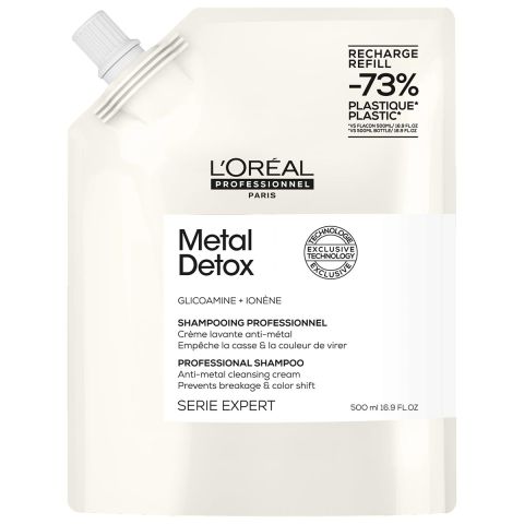 L’Oréal Professionnel - Metal Detox Shampoo Refill voor beschadigd haar - 500 ml