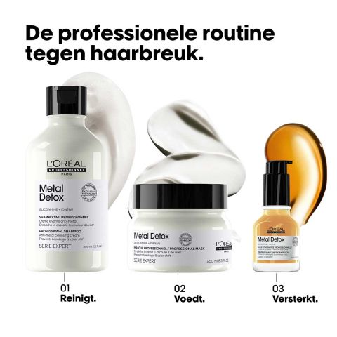 L'Oréal Professionnel - Serie Expert Metal Detox Shampoo - voor Beschadigd Haar