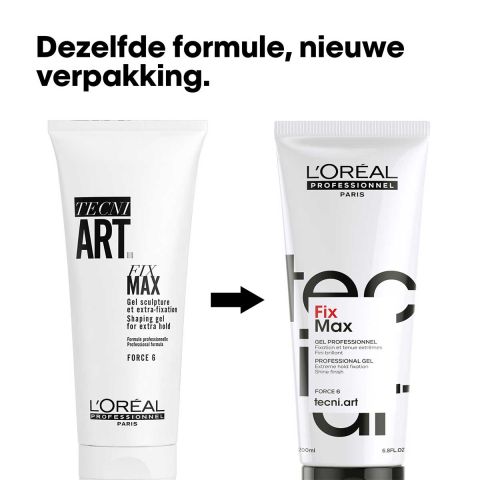 L'Oréal Professionnel - Tecni.ART- Fix Max 6 - Shaping Gel voor voor Extra Hold - 200 ml