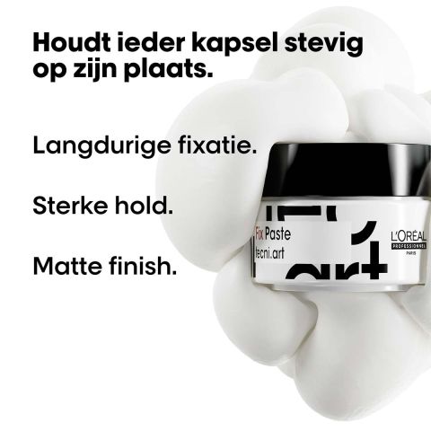 L'Oréal Professionnel - Tecni.ART Fix Paste fixerende stylingpaste met sterke hold - 75 ml