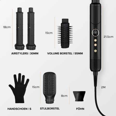 MAE - Airstyler Pro ll Zwart 