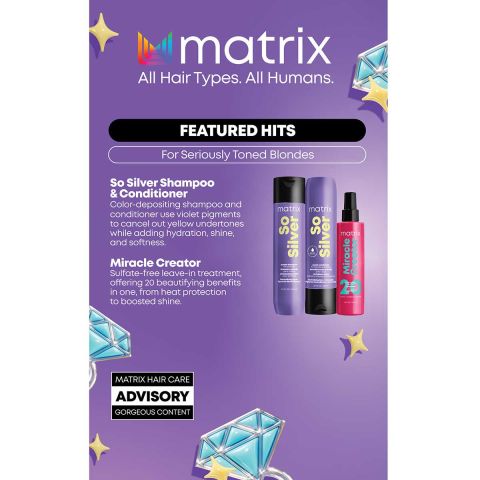 Matrix - So Silver Giftset voor neutralisatie van gele ondertonen 