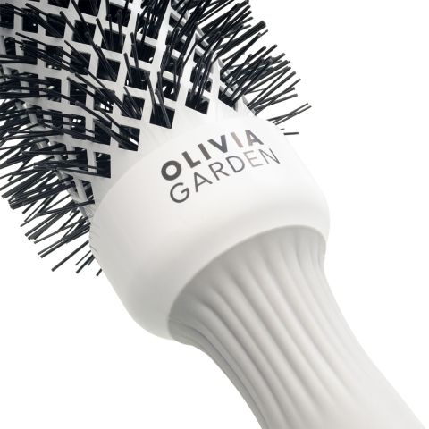 Olivia Garden - Expert Blowout Shine White & Grey - 35 mm 