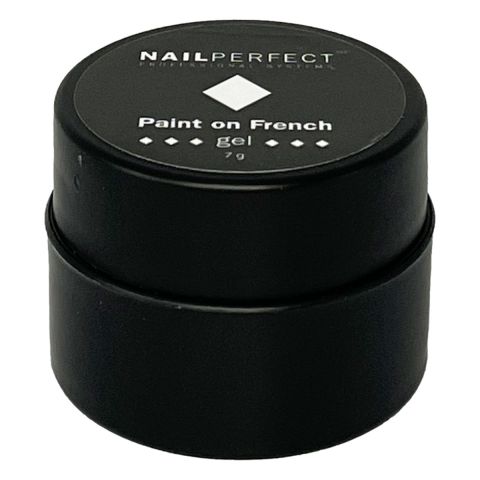 Nail Perfect - Paint On French Gel - White - 7 gr