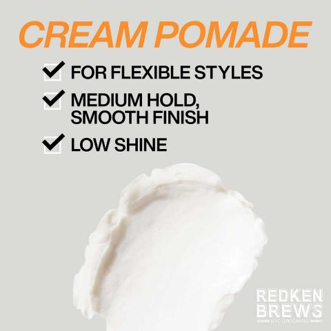 Redken - Brews - Maneuver - Cream Pomade  voor Mannen - 100 ml