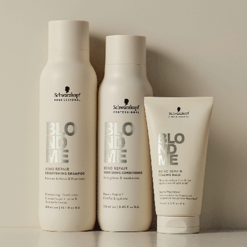 Schwarzkopf - Blond Me - Nourishing Shampoo, Conditioner & Leave-in Voordeelset