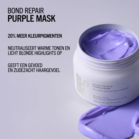 Schwarzkopf - Blond Me - Repair Purple Mask - 500 ml