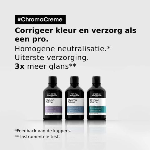 L'Oréal Professionnel - Série Expert - Chroma Crème - Shampoo voor Donkerbruin en Zwart Haar