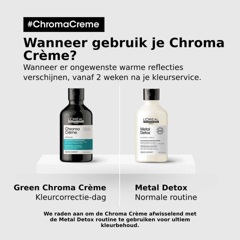 L'Oréal Professionnel - Série Expert - Chroma Crème - Shampoo voor Donkerbruin en Zwart Haar