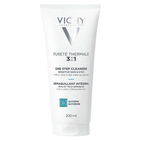 Vichy - Pureté Thermale - 3 in 1 Step Make-Up Cleanser - 200 ml