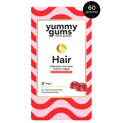 klein Op en neer gaan Bevestigen Yummygums - Hair Gummies - Vitamines voor haar, huid en nagels - 60 stuks ✓  HaarShop.nl