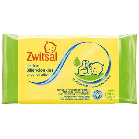 Zwitsal - Lotion Billendoekjes - 65 st