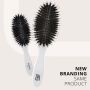 Double Hair Extensions - Hair Extension Brush - Wit