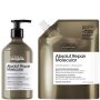 L'Oréal Professionnel - Absolut Repair Molecular Shampoo 500 ml + Refill Shampoo 500 ml - Voordeelset