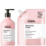 L'Oréal Professionnel - Vitamino Color Shampoo 500 ml + Refill Shampoo 500 ml - Voordeelset