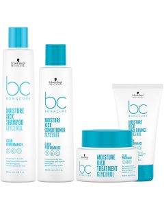 Schwarzkopf - BC Bonacure - Moisture Kick - Voordeelset voor krullend / wavy haar