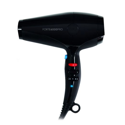 Diva Professional - Forte 6000 Pro Fohn - Black - Haarshop.nl