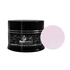 Nail Perfect LED/UV Sculpting Gel Transparent Pink 45 gr