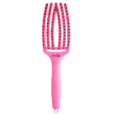 Olivia Garden Fingerbrush Combo Medium Bubble Pink