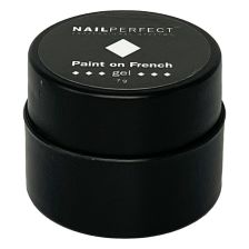 Nail Perfect Paint On French Gel White 7 gr