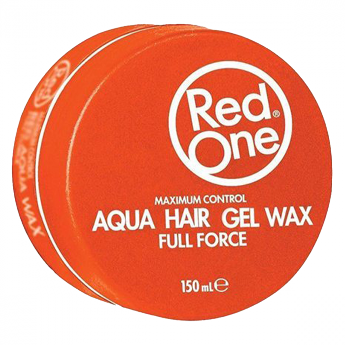 Red One ® Orange Aqua Hair Gel Wax Full Force 150 ML